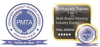 Professionally Trained at the Permanent Makeup Training Academy with Katy Jobbins