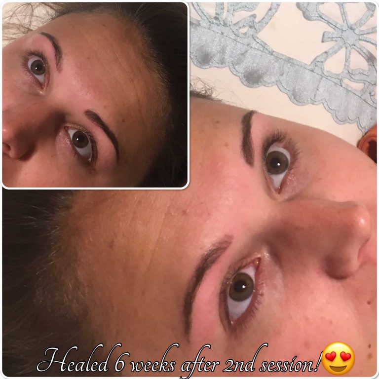 Melanie Aslin Permanent Makeup- Claire Healed Brows Melanie Aslin Permanent Makeup- Claire Healed Brows