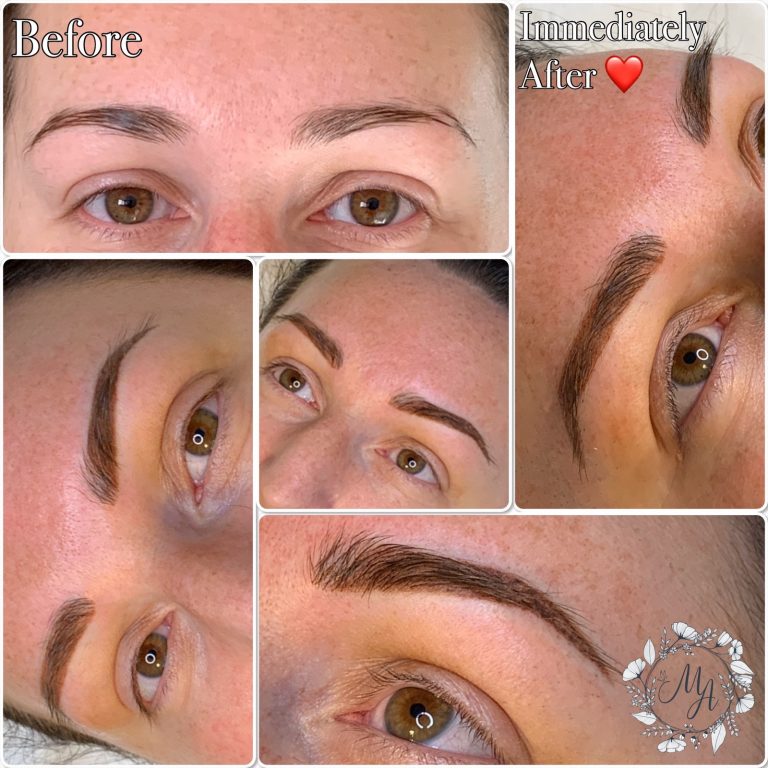 Emma Soft Powder Melanie Aslin Permanent Makeup- Emma Powder w/Microbladed Fronts